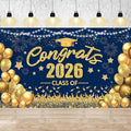 Congrats Class of 2026 Banner Graduation Decorations by ONANNA