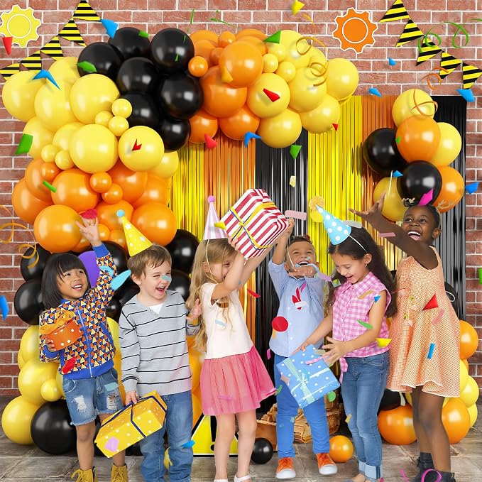 Construction Balloon Garland Arch Kit Birthday Party Decorations Supplies | - Image 4