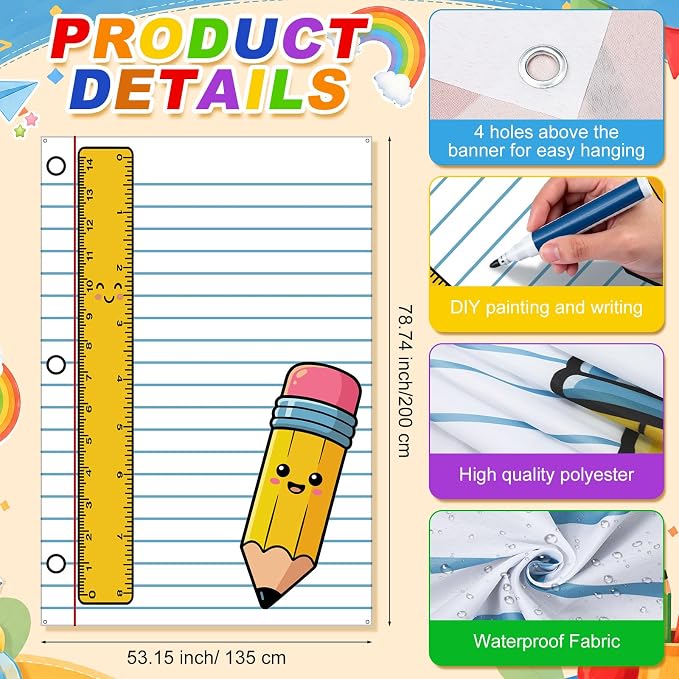 168pcs Back to School Balloon Garland Arch Kit - Image 2