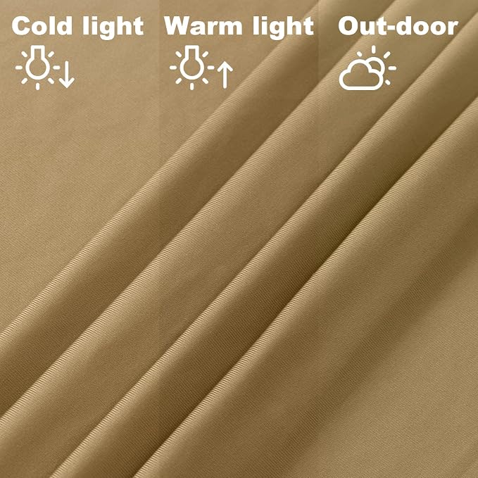 FANPROMS Khaki Arch Backdrop Cover Set of 3 Spandex Arch Covers Stretchy Fabric - Image 7