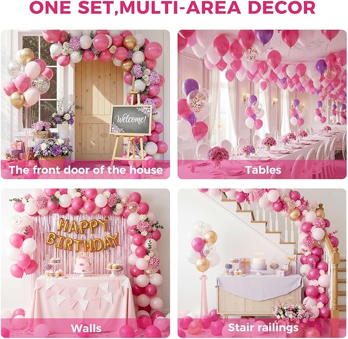 LovesTown 110PCS Latex Balloons 12inch Party Balloons Arch - Image 4