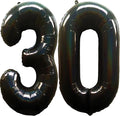 Jonhamwelbor 40 Inch Black Balloon Numbers Foil Mylar Giant Balloon | Laser 30 by Jonhamwelbor