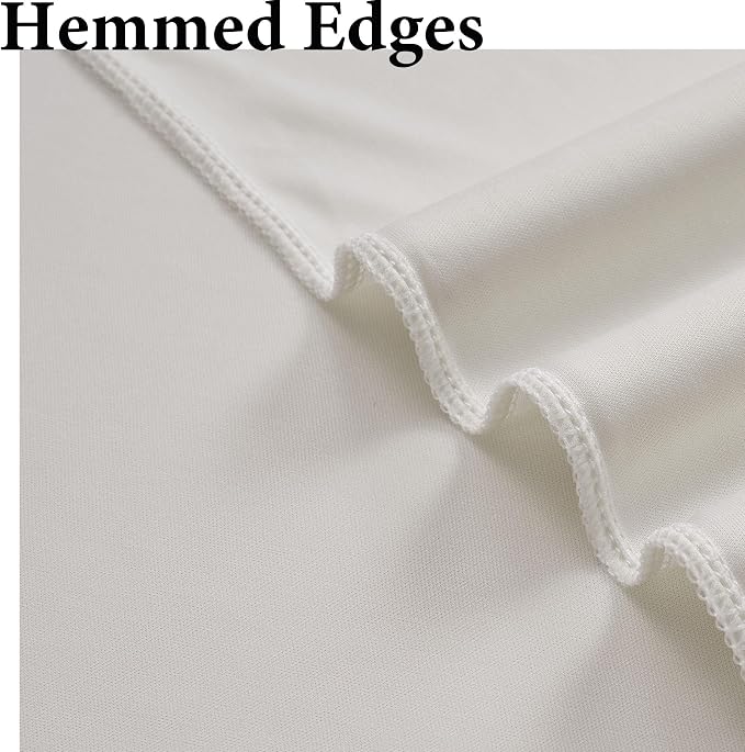 30ftx10ft Wrinkle Free Beige Backdrop Curtains - Image 4
