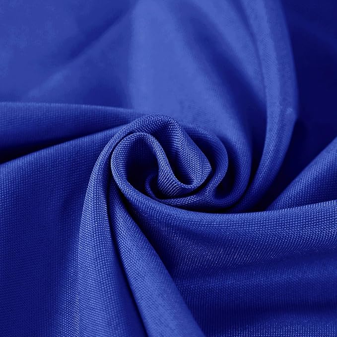 120 inch Round Tablecloth Washable Polyester Table Cloth Decorative Table Cover for Wedding Party Dining Banquet（120 inch,Royal Blue）