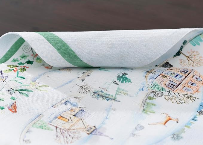 Maison d' Hermine Placemats Set of 4 Reusable 100% Cotton | Cloth Place Mats - Image 8