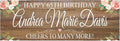 Let's Make Memories Personalized Celebration Banner by LetsMakeMemories