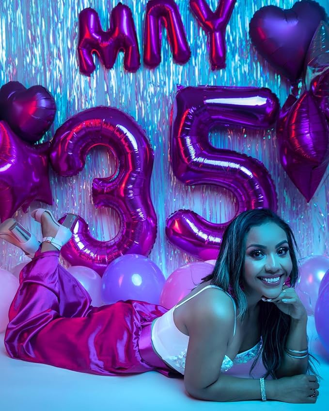 Purple Number 9 Balloon 40 Inch - Image 3