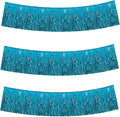 BEISHIDA Lake Blue Fringe Garland Banner 30ft Wall Tinsel Foil Streamers | 3Pack by Beishida