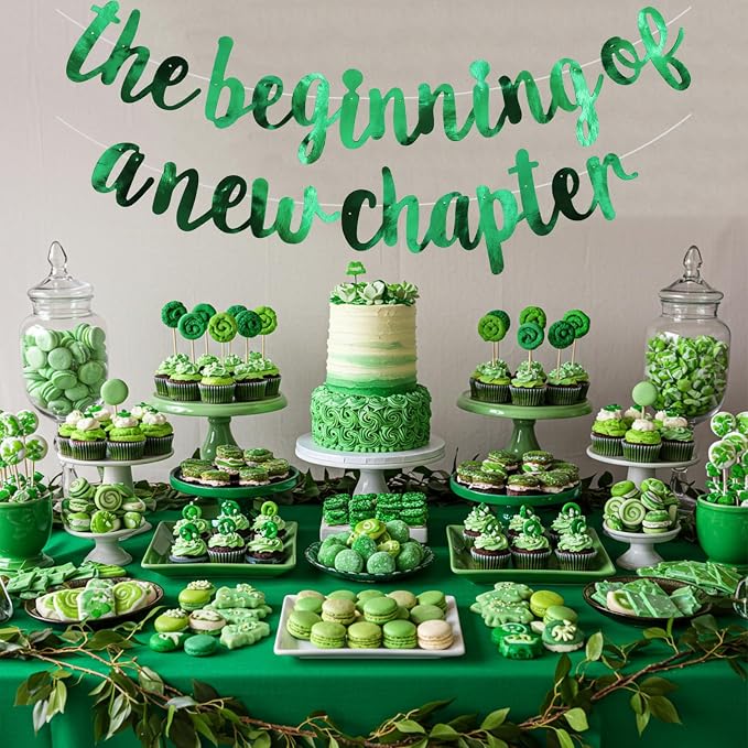 BEISHIDA Bright Green Pre-Strung The Beginning of A New Chapter Banner | - Image 6