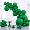 PartyWoo Dark Green Balloons 127pcs Hunter Emerald Forest Green Color | by PartyWoo