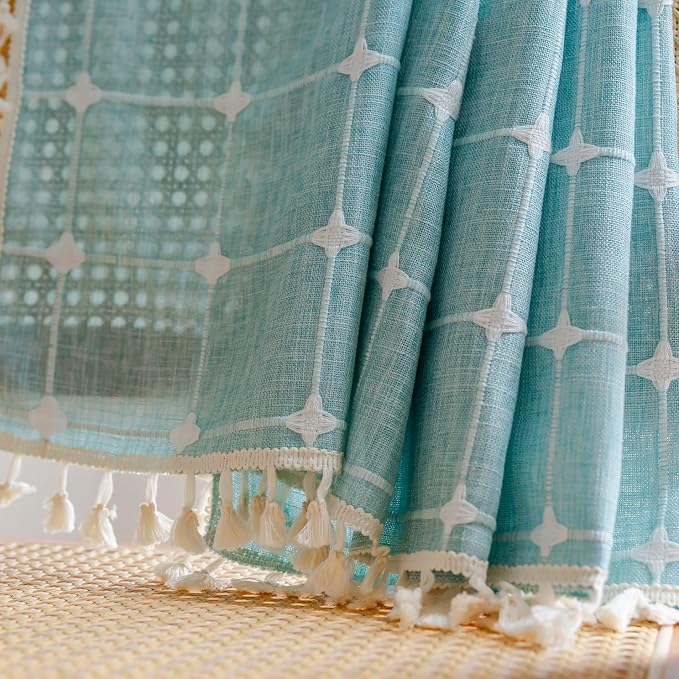 Sutuo Home Boho Curtains for Kitchen Nursery Kid's Room, Bohemian Semi Blackout - Image 7