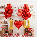 I Love You Balloons red gold balloon heart Little Bear mylar balloons red rose by KozeeBalloons%E2%80%94%E2%80%94ColorMatters