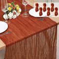 6 Pack Cheesecloth Table Runner 10Ft Christmas Gauze Boho Table Runners by Home
