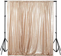 ShinyBeauty Sequence Backdrop Champagne 8FTx10FT Sequin Photo Backdrop by ShinyBeauty