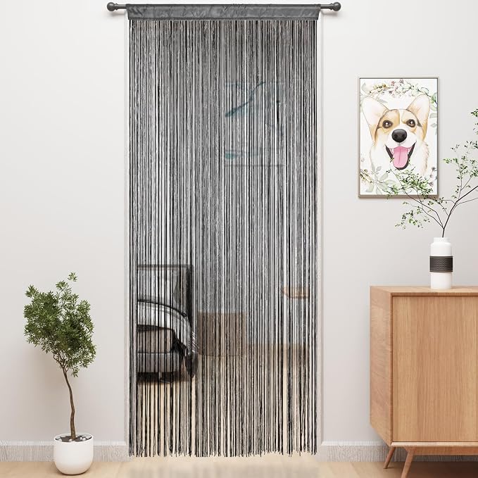 YIIBAII Door String Curtains Fringe Door Curtains by YIIBAII
