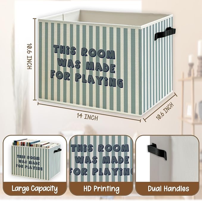 Kids Playroom Foldable Storage Bins Box - Image 5