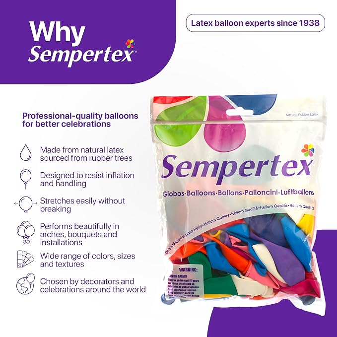 Sempertex Reflex Round Champagne Balloons, 5 Inch, Graduation, Baby Shower - Image 4