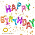 CANREVEL Happy Birthday Banner Decorations + 12Pcs Balloons, by CANREVEL