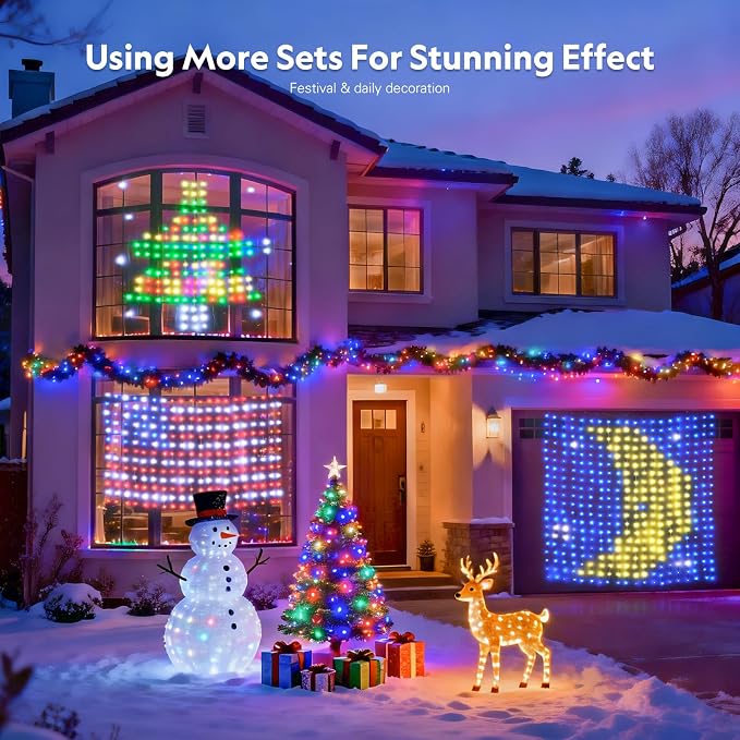 JMEXSUSS 400 LED Smart Curtain Lights - Image 5
