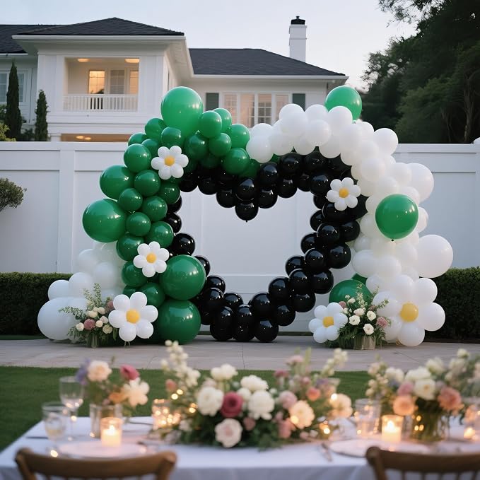 Dark Green Balloons 145pcs Different Sizes 18 12 10 5 Inch Forest Green Balloons - Image 6