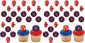 DecoPac Marvel's Spider-Man™ Spider and Mask Rings, Spider-Man Cupcake by Decopac