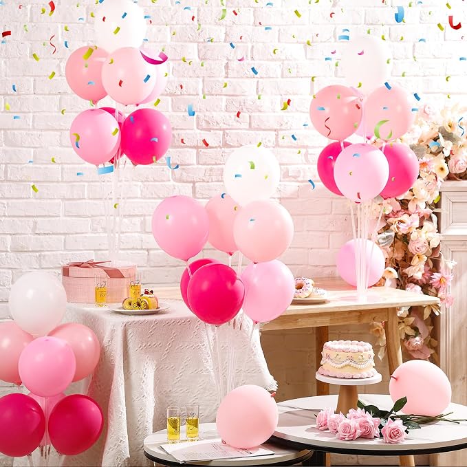 Gejoy 4 Set Pink Balloon Stand Kits - Image 4