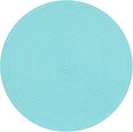 SHACOS Round Placemats Set of 4 Washable 15 inch Round Table Mats Cotton by SHACOS