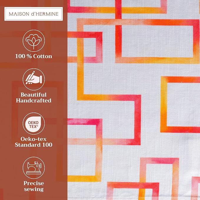 Maison d' Hermine Placemats Set of 4 Reusable 100% Cotton | Cloth Place Mats - Image 2