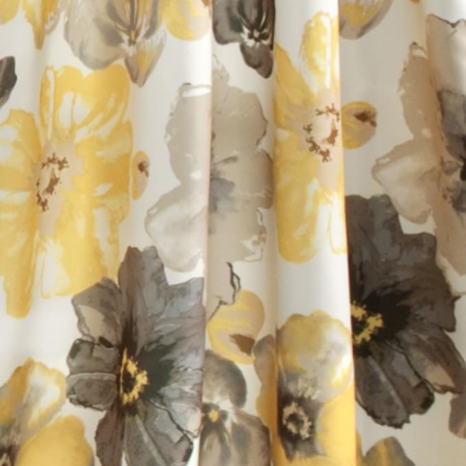 Lush Decor Leah Room Darkening Window Curtain Panel Pair, 84 inch x 52 inch - Image 3
