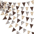 32Ft Western Cowboy Party Decorations Brown Cow Triangle Flag Fabric Banner by pinkblume