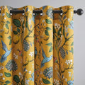 Topfinel Mustard Yellow Luxury Curtains 96 Inches Long by Topfinel