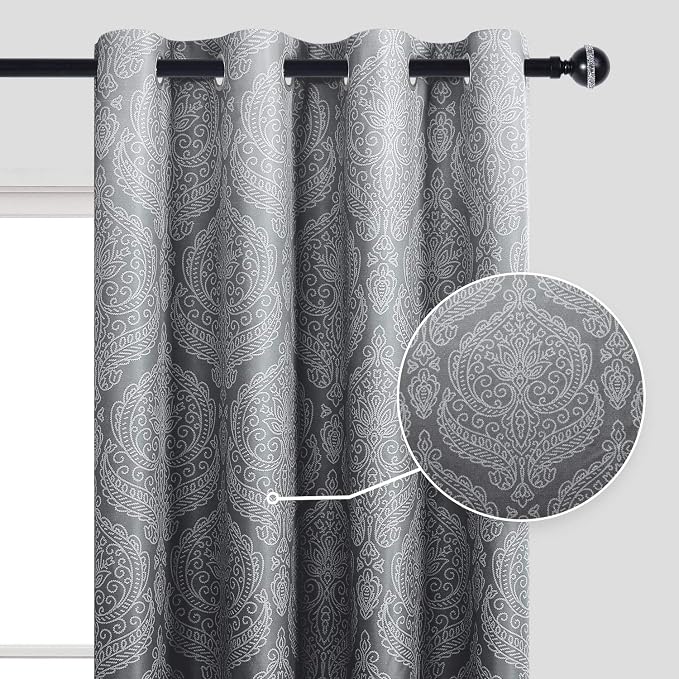 DWCN Ombre Blackout Curtains for Living Room - Image 2