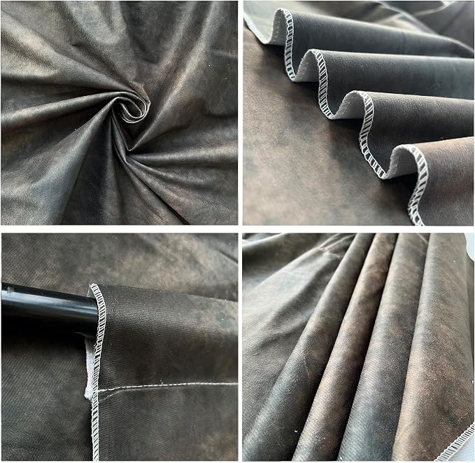 8x10ft Dark Brown Mottled Texture Photography Backdrop - Image 5