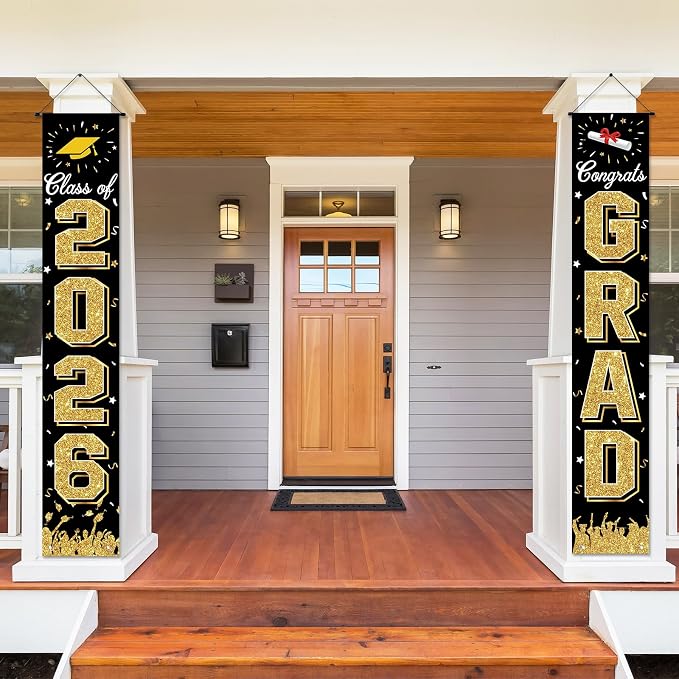 2026 Graduation Decorations, Graduation Banner Class of 2026, Hanging - Image 3