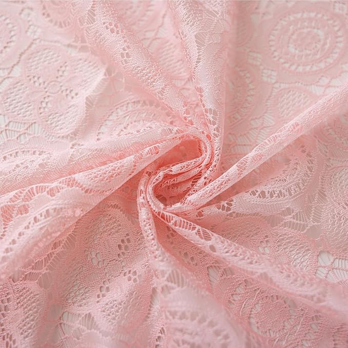 YJ YANJUN Boho Lace Curtains 63 inch 2 Panels, Boho Charm to Bedroom and Living - Image 5