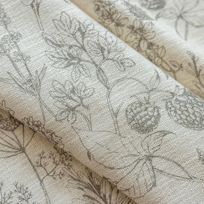 ENJOYBRIDAL Floral 96 Inch Curtains Vintage 2 Panels Drapes Rod Pocket Semi - Image 6