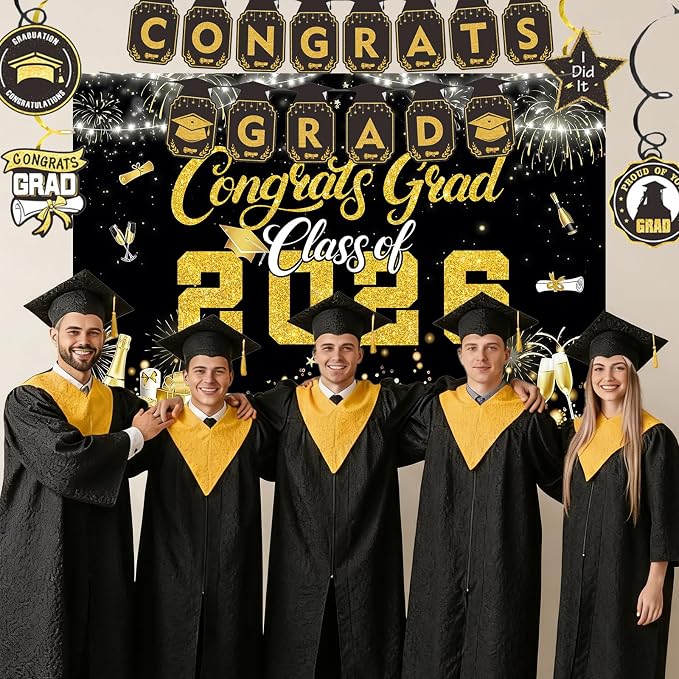 2026 Graduation Decorations Set, Class of 2026 Party Decor - Image 7