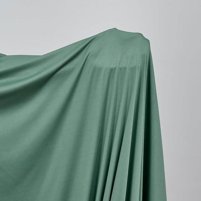 10 ft x 50 ft Sage Green Backdrop Curtains - Image 2