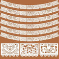 TaoBary 6 Pcs Papel Picado Mexican Wedding Cielito Lindo Party Decor 118 Feet by TaoBary