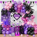 Pink and Purple Balloon Garland Arch Kit by Paeyeq