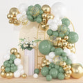 Amandir 153pcs Sage Green Gold Balloon Garland Arch Kit Different Sizes | 18 12 by Amandir