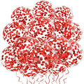 Red Confetti Balloons by VHUWE