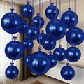 Navy Blue Round Foil Balloons by Togvu