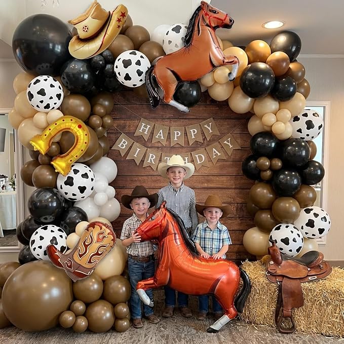 170pcs Western Cowboy Balloon Garland Arch Kit - Image 4