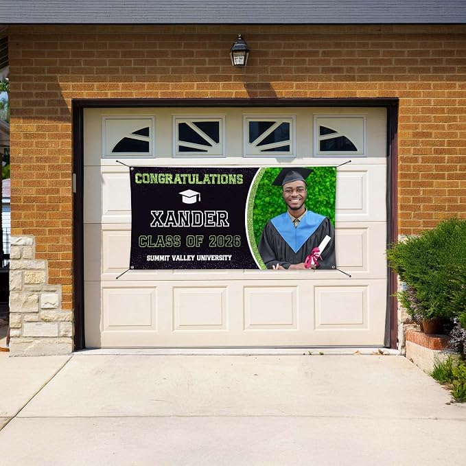 Graduation Banner, Personalized Class of 2026 Backdrop - Image 8