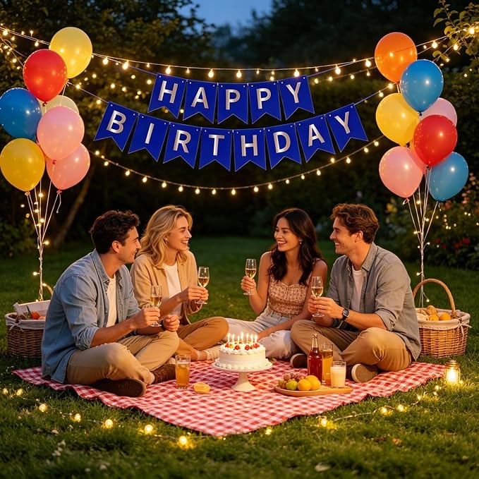 Happy Birthday Banner Birthday Party Supplies - Image 6