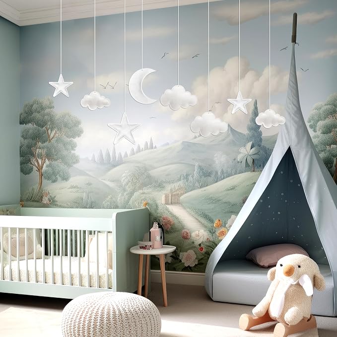 Ayfjovs 8pcs 3D Hanging Cloud Set - Image 6