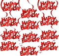 BEISHIDA 12 Pcs Happy Birthday Hanging Swirl Decorations by Beishida