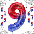 40 Inch Spider Number 9 Foil Balloons by TNCDJKPA