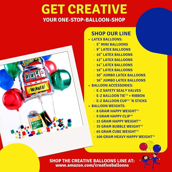Creative Balloons™ Bag of Balloons – 72‑Count 9″ Helium‑Grade Assorted Latex - Image 4